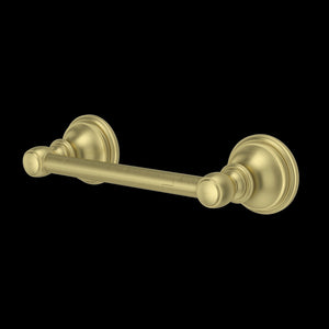 Tisbury Single Post Paper Holder in Brushed Gold