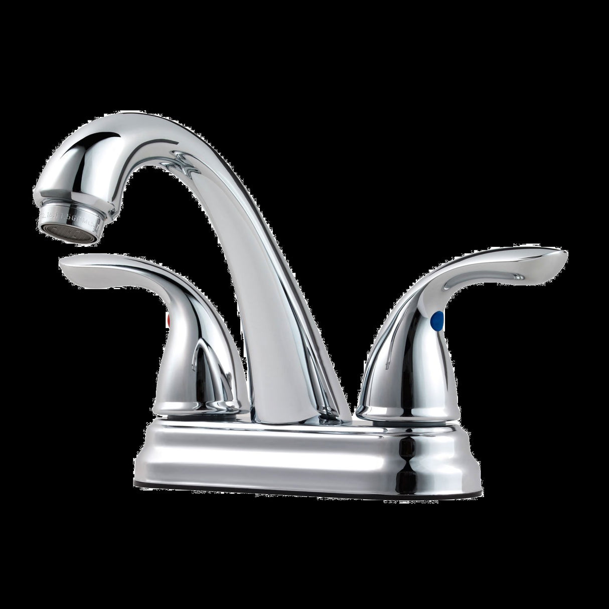 Pfirst Series 2-Handle 4" Centerset Bathroom Faucet in Polished Chrome