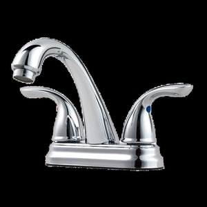 Pfirst Series 2-Handle 4" Centerset Bathroom Faucet in Polished Chrome