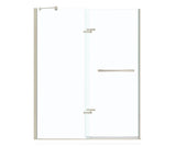 MAAX 136672-900-305-000 Reveal 71 56-59 x 71 ½ in. 8mm Pivot Shower Door for Alcove Installation with Clear glass in Brushed Nickel