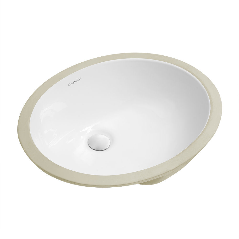 Monaco 18 Oval Under-Mount Bathroom Sink