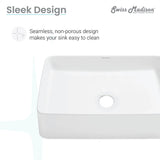 Concorde 19 Rectangle Ceramic Vessel Sink