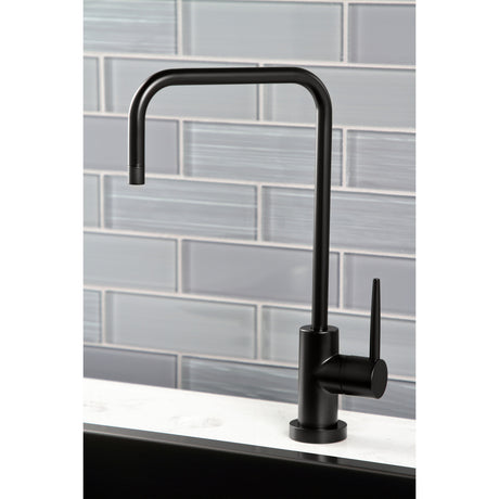Kingston Brass KS6190NYL New York Single-Handle Cold Water Filtration Faucet, Matte Black