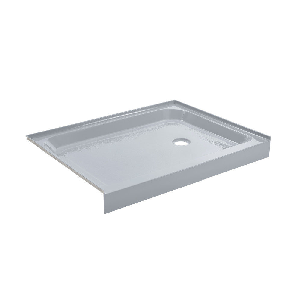 Voltaire 48 x 36 Single-Threshold, Right-Hand Drain, Shower Base in Grey