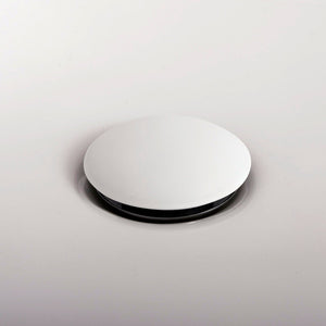 DAX Solid Surface Brass Pop-Up Cover, Matte White DAX-AB-82010