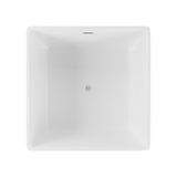 Voltaire 47" Square Freestanding Bathtub