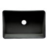 ALFI brand ABCO3020SB Concrete Color 30 inch Reversible Single Fireclay Farmhouse Kitchen Sink