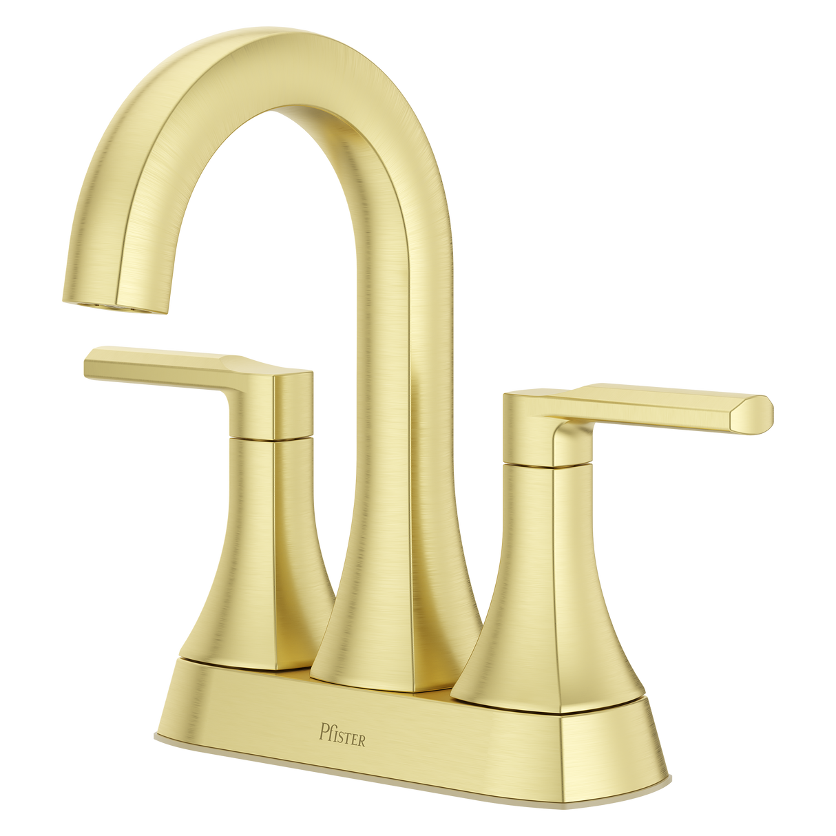 Vaneri 4" Centerset Lavatory Faucet in Brushed Gold