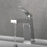 DAX Brass Single Handle Bathroom Faucet, Chrome DAX-9802