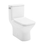 Carre One Piece Square Toilet Left Side Flush, 10” Rough-In 1.28 gpf
