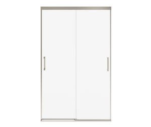 MAAX 135334-900-305-000 Incognito 76 44-47 x 76 in. 8mm Bypass Shower Door for Alcove Installation with Clear glass in Brushed Nickel