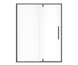 MAAX 135326-900-173-000 Uptown 57-59 x 76 in. 8 mm Pivot Shower Door for Alcove Installation with Clear glass in Dark Bronze