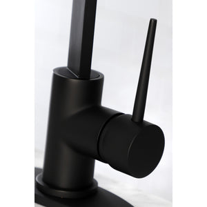 Kingston Brass LS8610NYL New York One-Handle 1-Hole Deck Mounted Bar Faucet, Matte Black