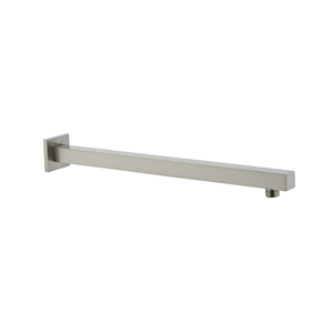 DAX Brass Square Shower Arm, 12", Brushed Nickel DAX-1011-325-BN