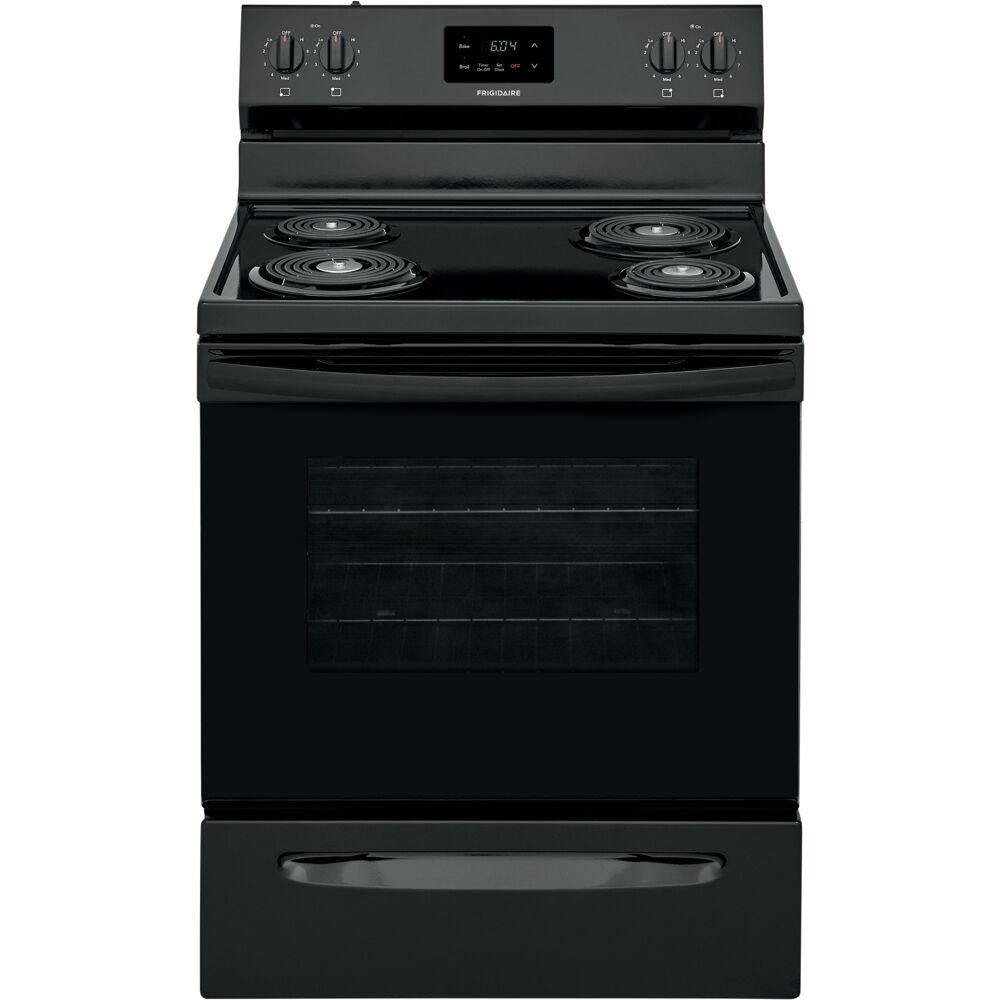 Frigidaire FCRC3012AB 30" Electric Freestanding Range Coil Cooktop Manual Clean