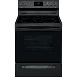 Frigidaire FCRE3052AB 30" Electric Smooth Top Freestanding Range Manual Clean