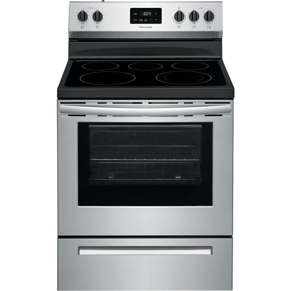 Frigidaire FCRE3052AS 30" Electric Smooth Top Freestanding Range Manual Clean