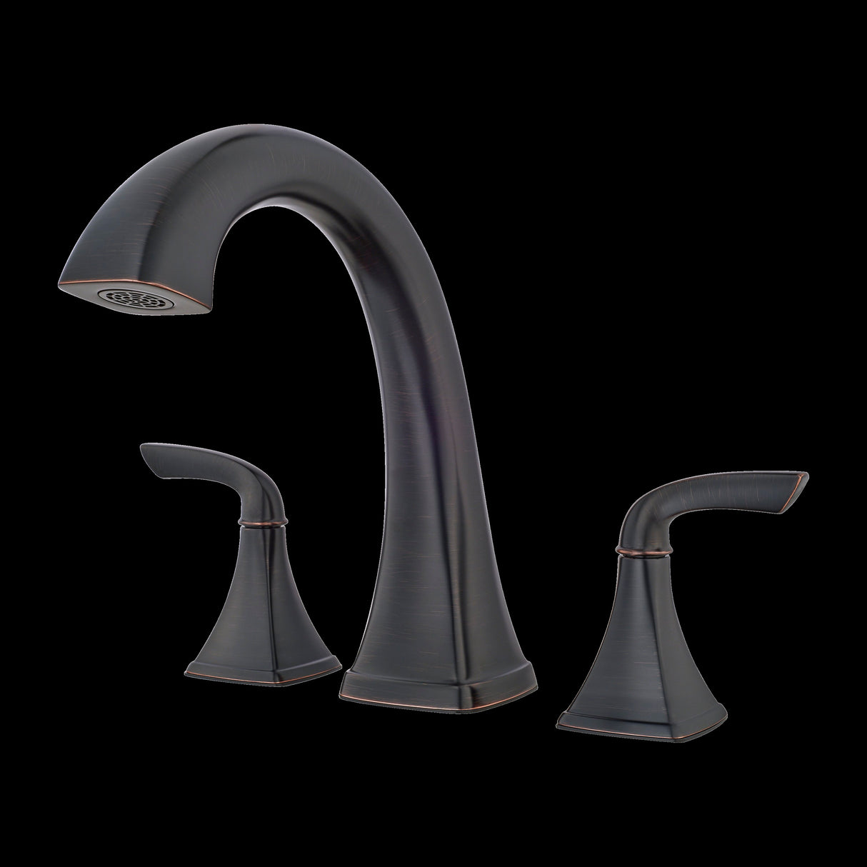 Bronson 2-Handle Complete Roman Tub Trim in Tuscan Bronze