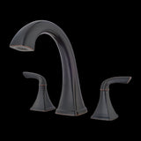 Bronson 2-Handle Complete Roman Tub Trim in Tuscan Bronze