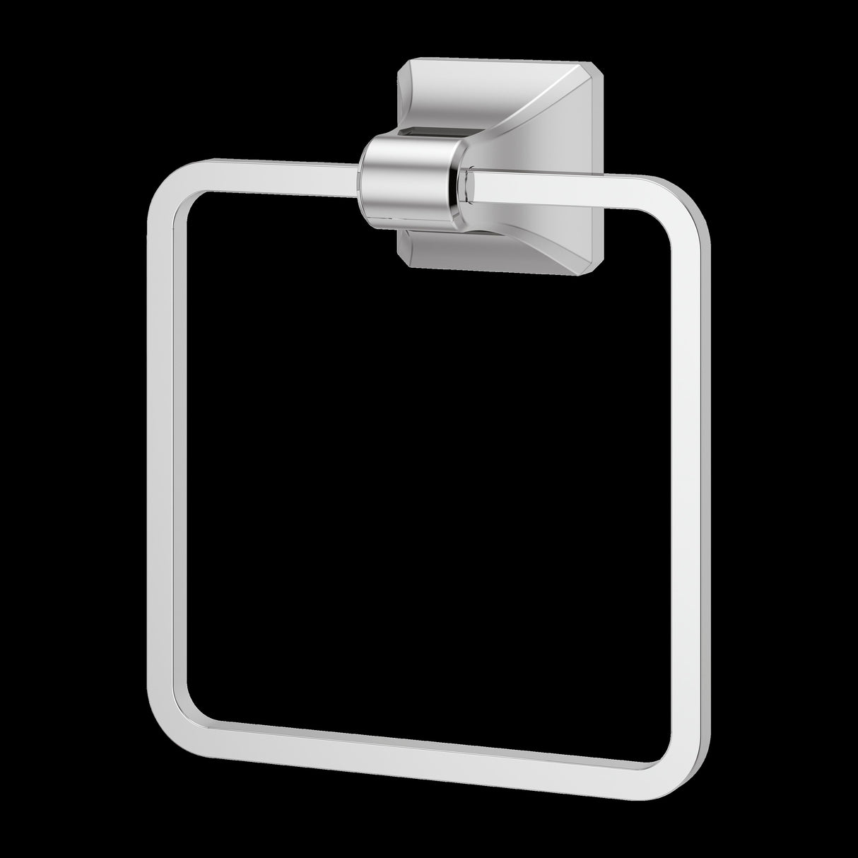 Park Avenue Towel Ring in Polished Chrome