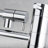 DAX Brass Single Handle Kitchen Faucet, Chrome DAX-8729