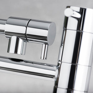 DAX Brass Single Handle Kitchen Faucet, Chrome DAX-8729