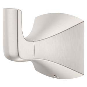 Soft Square Robe Hook In Spot Defense Brushed Nickel