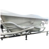 EAGO AM124ETL-R 6 ft Right Corner Acrylic White Whirlpool Bathtub for Two