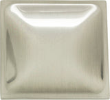 Atlas Homewares Dap Square Knob 2 Inch Brushed Nickel