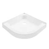 Voltaire 32 x 32 Acrylic White, Single-Threshold, Center Drain, Neo-angle Shower Base