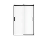 MAAX 136693-900-340-000 Revelation Round 44-47 x 70 ½-73 in. 8mm Bypass Shower Door for Alcove Installation with Clear glass in Matte Black