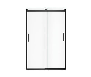 MAAX 136693-900-340-000 Revelation Round 44-47 x 70 ½-73 in. 8mm Bypass Shower Door for Alcove Installation with Clear glass in Matte Black