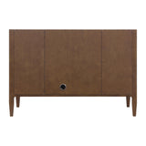 Myrrin 48" Single Vanity, Mid Century Walnut w/ 3 CM Ethereal Noctis Silestone Top