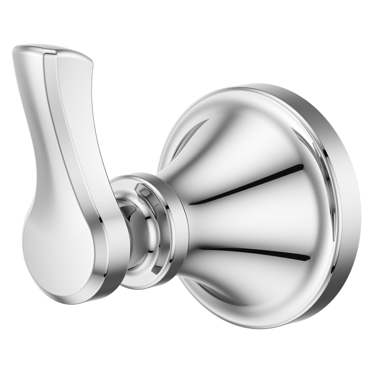 Universal Traditional Round Robe Hook in Polished Chrome