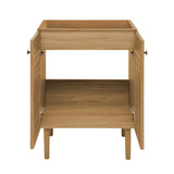 Bron 24" Bathroom Vanity in Oak- Cabinet Only