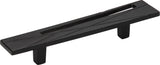 Atlas Homewares Modernist Right Pull 3 Inch (c-c) Matte Black