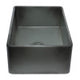 ALFI brand ABCO3320SB Concrete Color 33 inch Reversible Single Fireclay Farmhouse Kitchen Sink