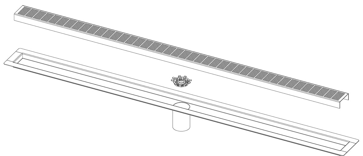 Infinity Drain FFIG 6532 32" Complete Kit for FFIG 65