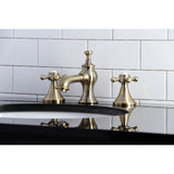 Kingston Brass KC7063BX English Country 8 in. Widespread Bathroom Faucet, Antique Brass