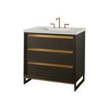 Ambassador 36" Vanity - Burnt Chocolate