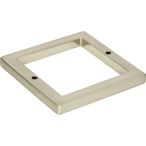 Atlas Homewares Tableau Square Base 2 1/2 Inch Brushed Nickel