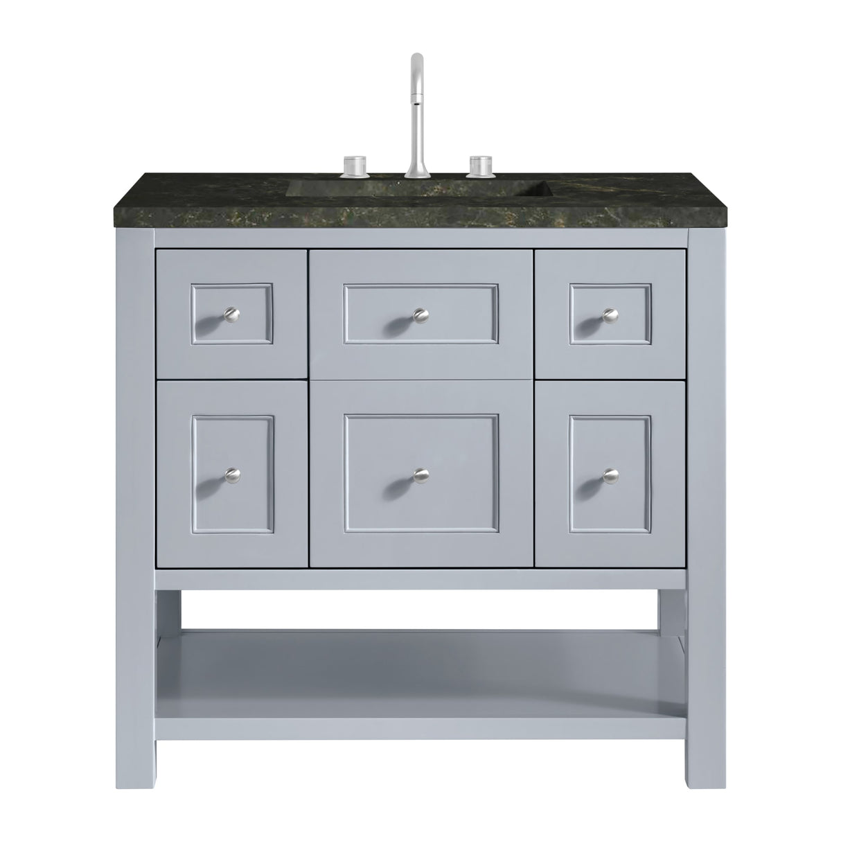 Breckenridge 36" Single Vanity, Serenity Blue, w/ 3 CM Phantome Eclos Top