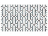 Anatolia Tile Utopio Florence Blush Honed Natural Stone Waterjet Mosaic 5001-0398-0 Florence Blush - premium natural stone mosaic tile from Anatolia Tile, available at PoshHaus showroom in Keene, NH