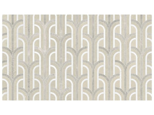 Anatolia Tile Utopio Florence Clay Honed Natural Stone Waterjet Mosaic 5001-0400-0 Florence Clay - premium natural stone mosaic tile from Anatolia Tile, available at PoshHaus showroom in Keene, NH