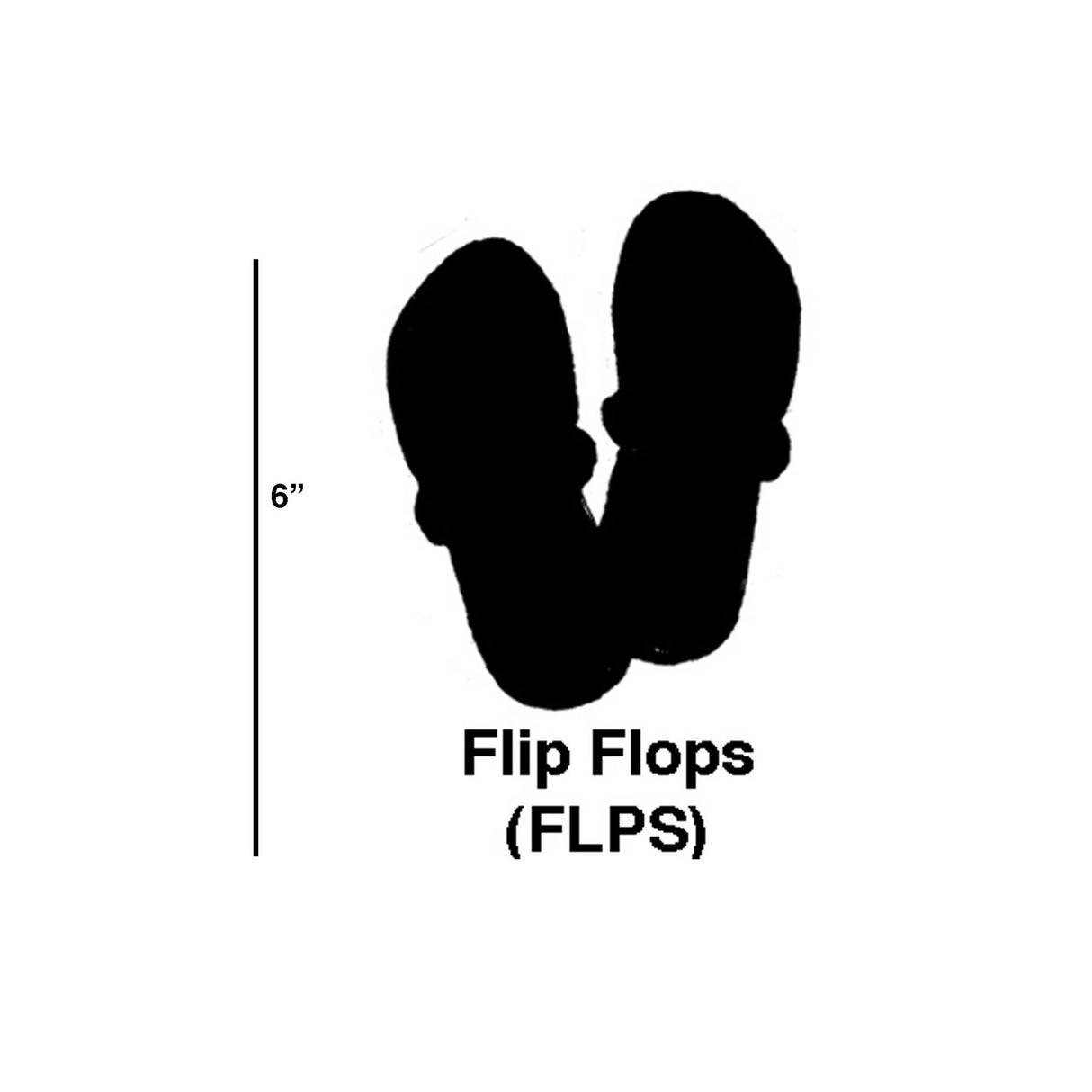 Elk FLPS/S6 Flip Flops Cookie Cutters (Set of 6)