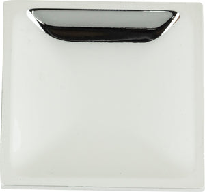 Atlas Homewares Dap Square Knob 2 Inch Polished Chrome
