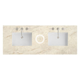 60" Double Top, 3CM Tajnar Eclos w/ FreePower Wireless Charger