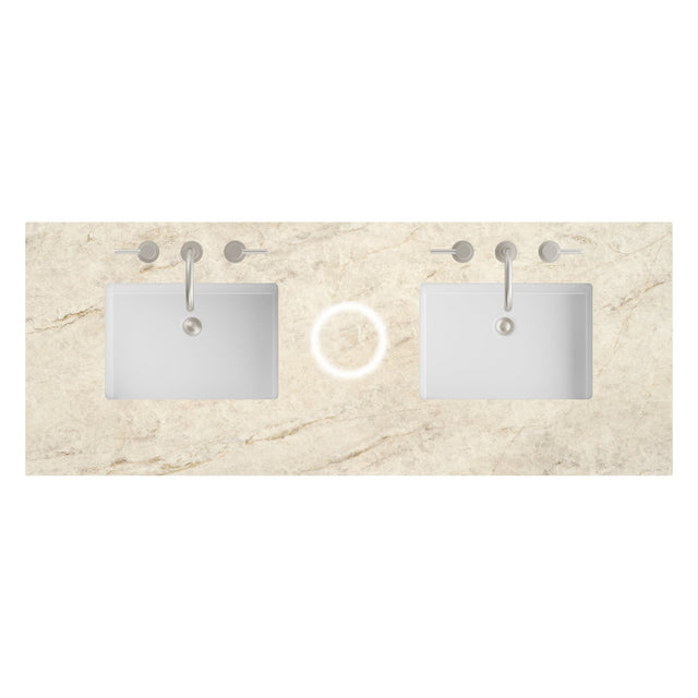 60" Double Top, 3CM Tajnar Eclos w/ FreePower Wireless Charger