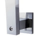 ALFI brand AB12GSW-PC Polished Chrome 12" Square Raised Wall Mounted Shower Arm
