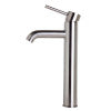 ALFI brand AB1023-BN Tall Brushed Nickel Single Lever Bathroom Faucet